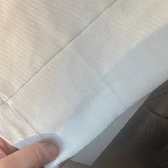 AREA White Crop Top with Silver Embellishments - Picture 4 of 12